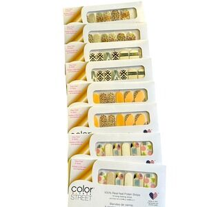 8‎ Sets 💅🏻Retired Color Street Nail Strips 💅🏻